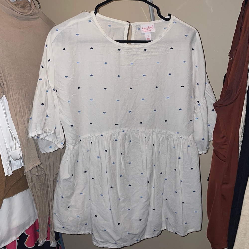 Isabel Maternity White Blouse